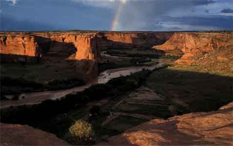 Canyon de Chelly & Rainbow 